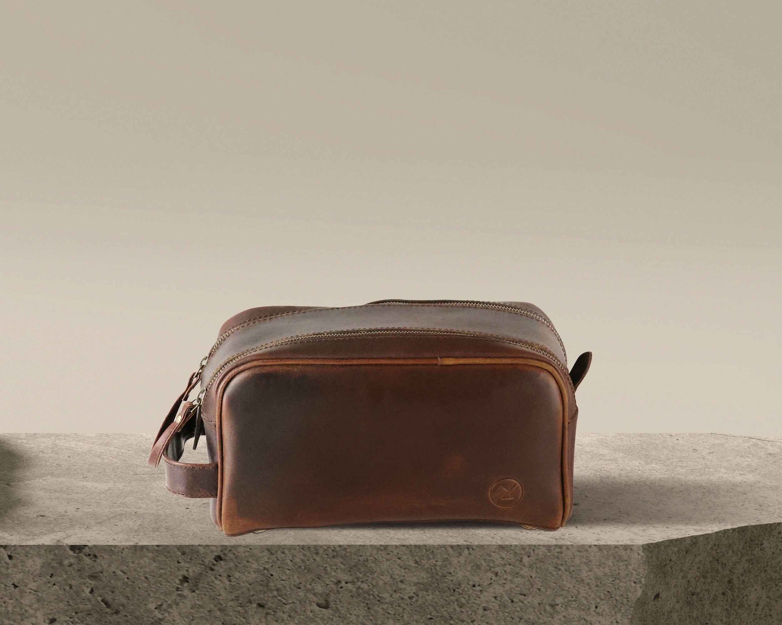 Premium Leather Toiletry Bag For Men