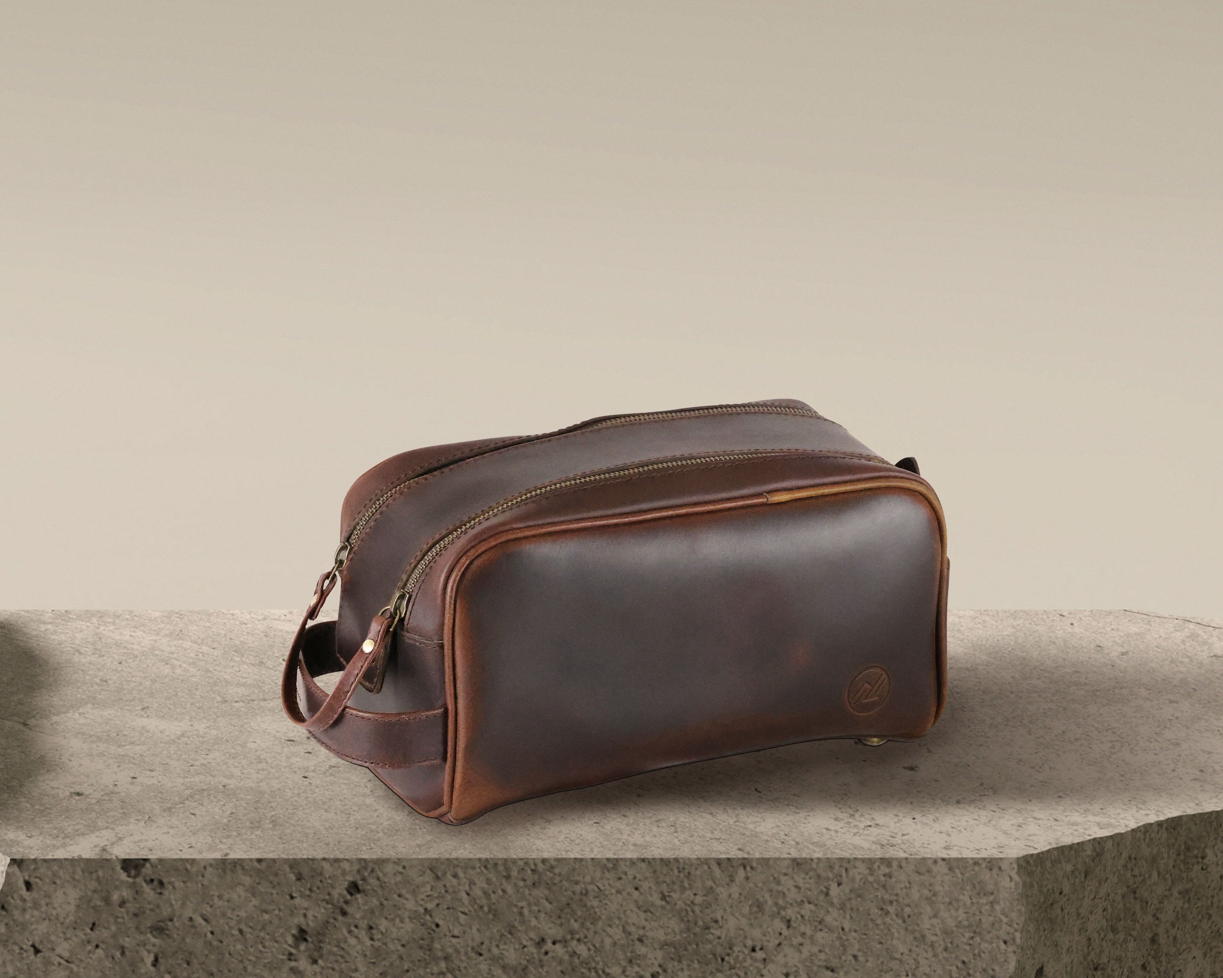 Premium Leather Toiletry Bag For Men